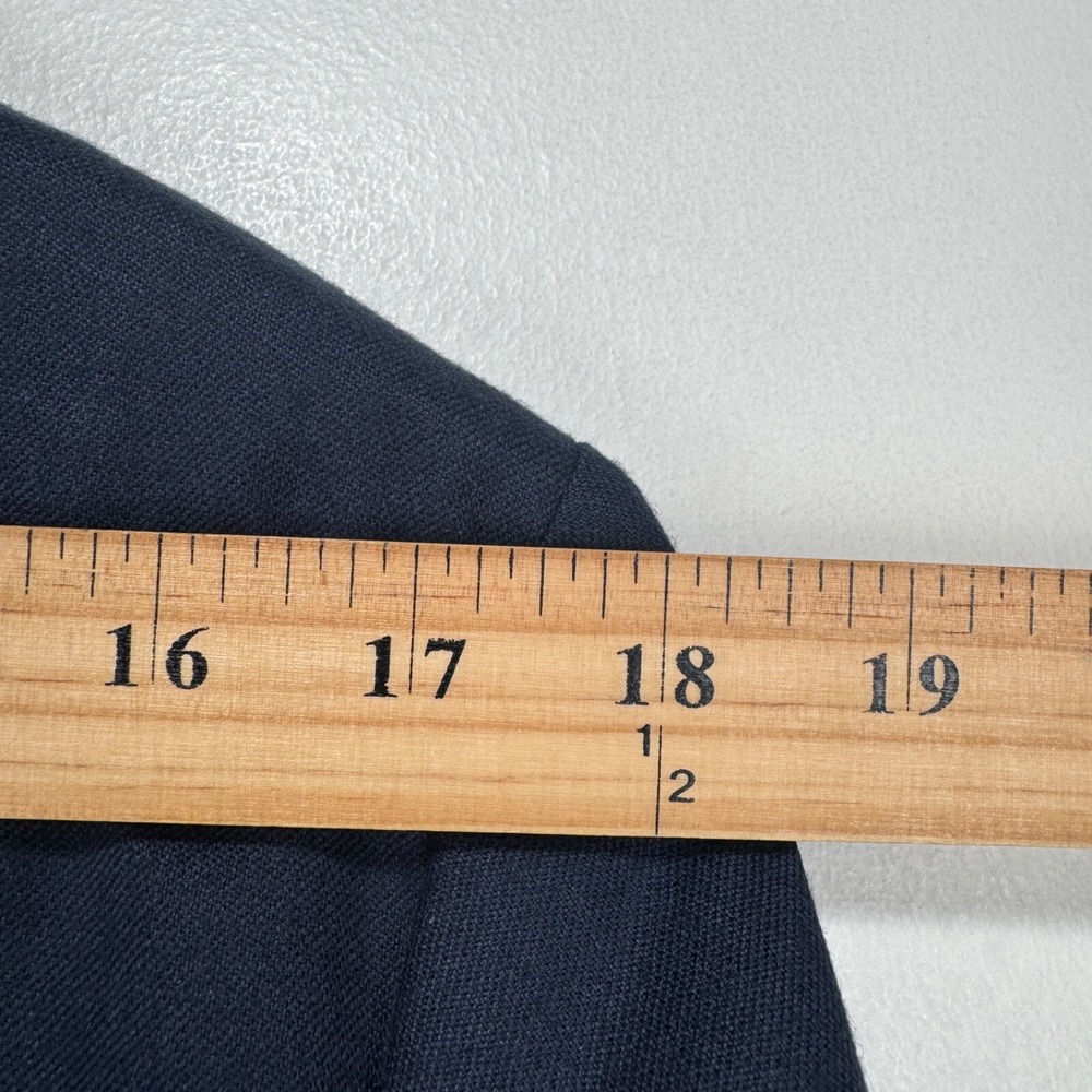 J. Crew Ludlow Moon British Cloth Sport Coat Blazer Men 38R Classic Fit Navy - Picture 12 of 14